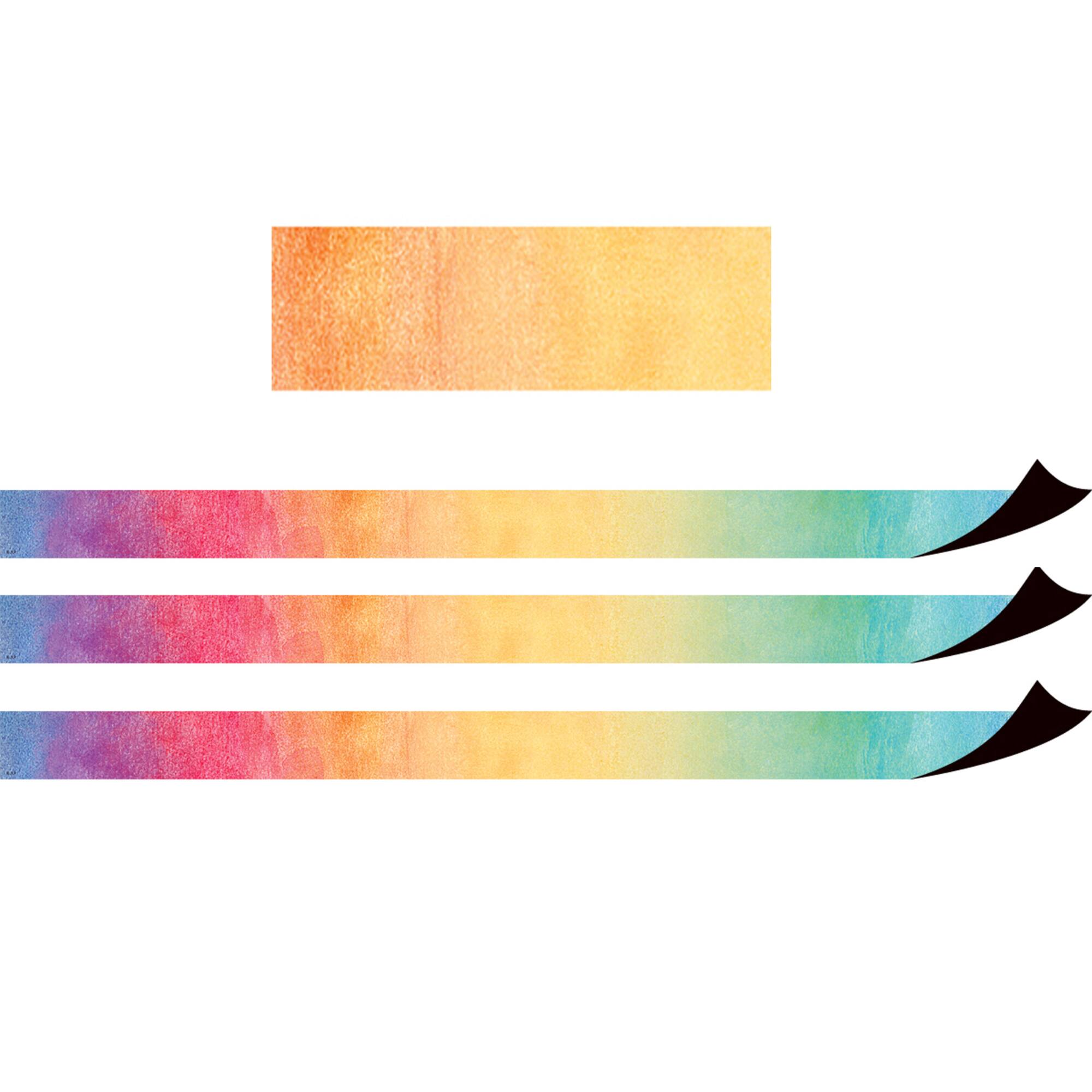 Teacher Created Resources Watercolor Magnetic Border, 72ft.